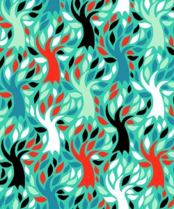 Retro Tree Silhouette